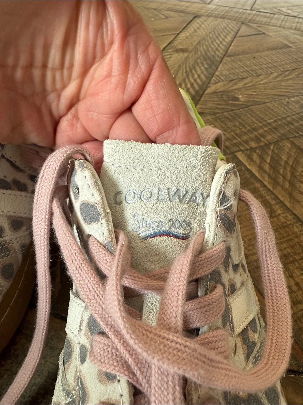 Coolway Goal Leopardo sneakers, sz 8